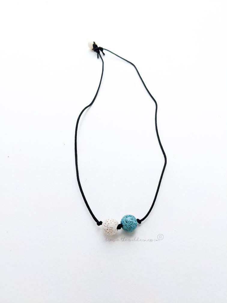 Surf Necklace #12 - Essential Oil Defusion Necklace