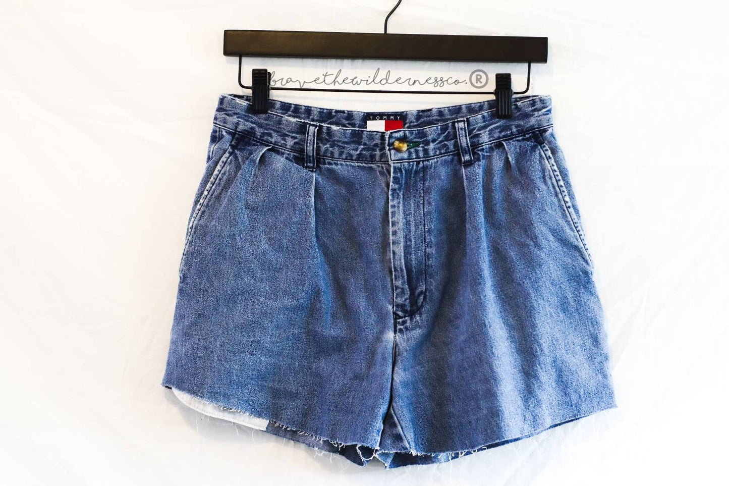 Blue - Upcycled Jean Shorts Light Wash