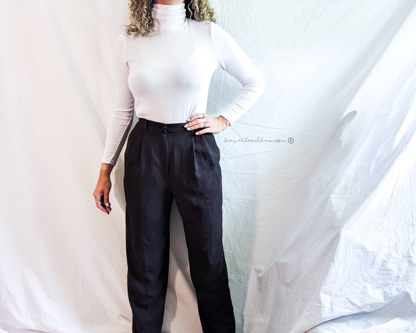 Dark Brown - Vintage Focus 2000 Pants Slacks Trousers