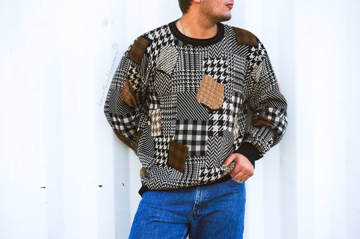 Patterns - Vintage 80/90s Mark Shall Oversized Sweater