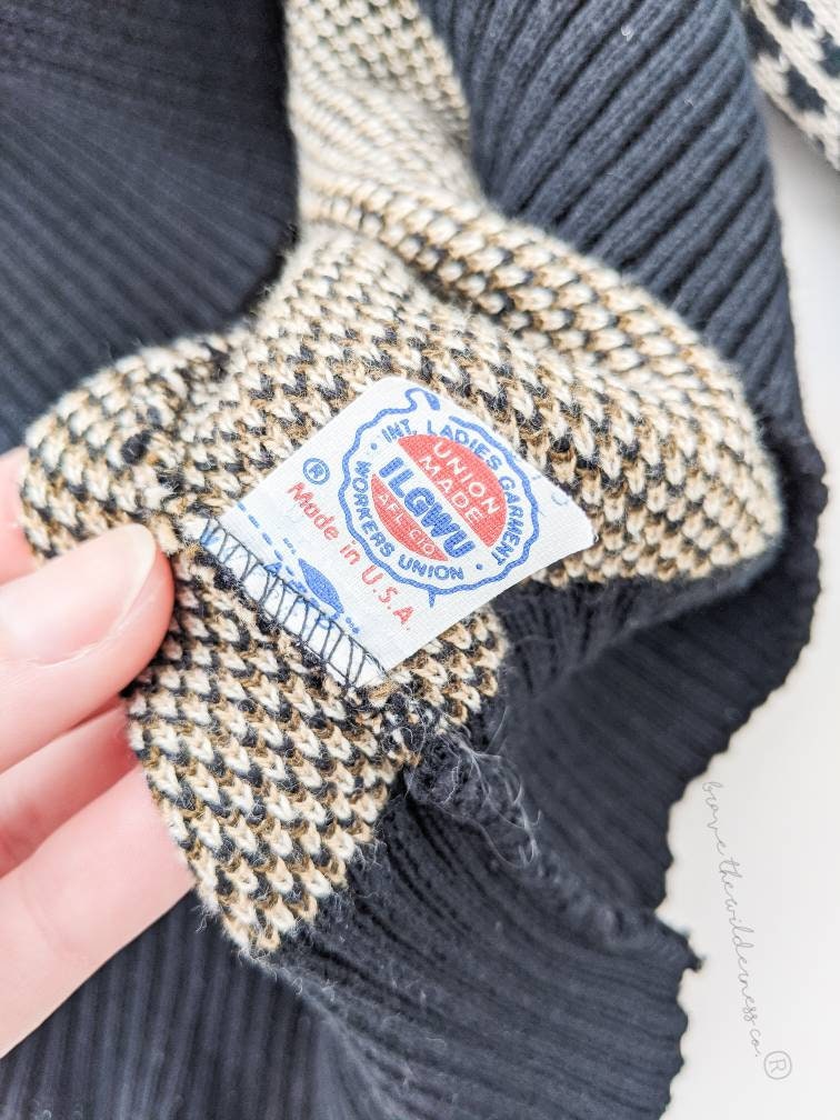 Patterns - Vintage 80/90s Mark Shall Oversized Sweater