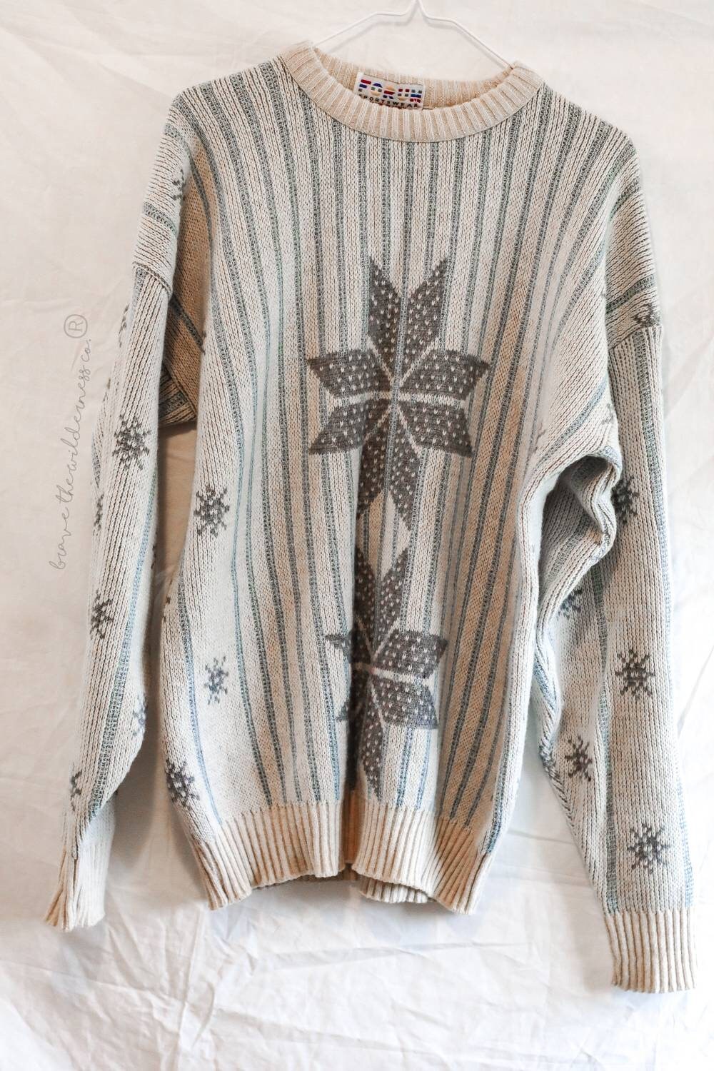 Snowflakes - Vintage Forum Sweater Made in Italy