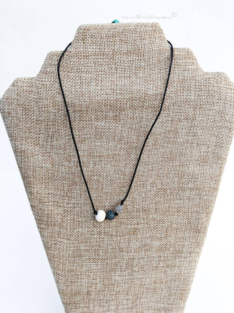 Surf Necklace #2 - Essential Oil Defusion Necklace