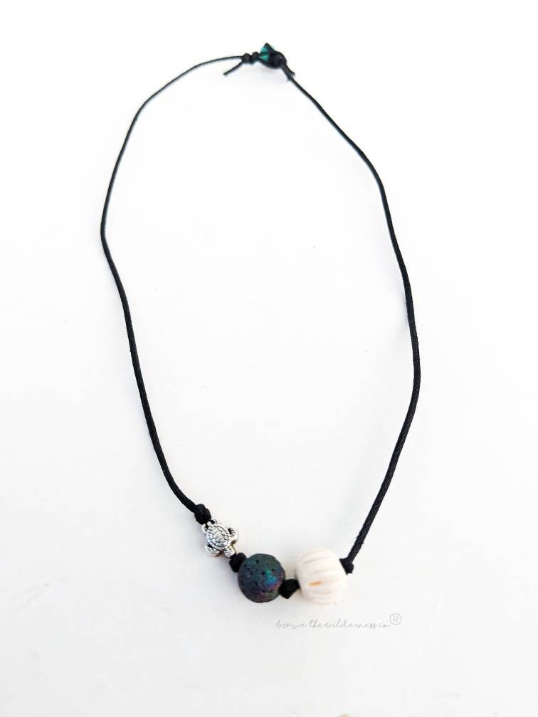 Surf Necklace #2 - Essential Oil Defusion Necklace