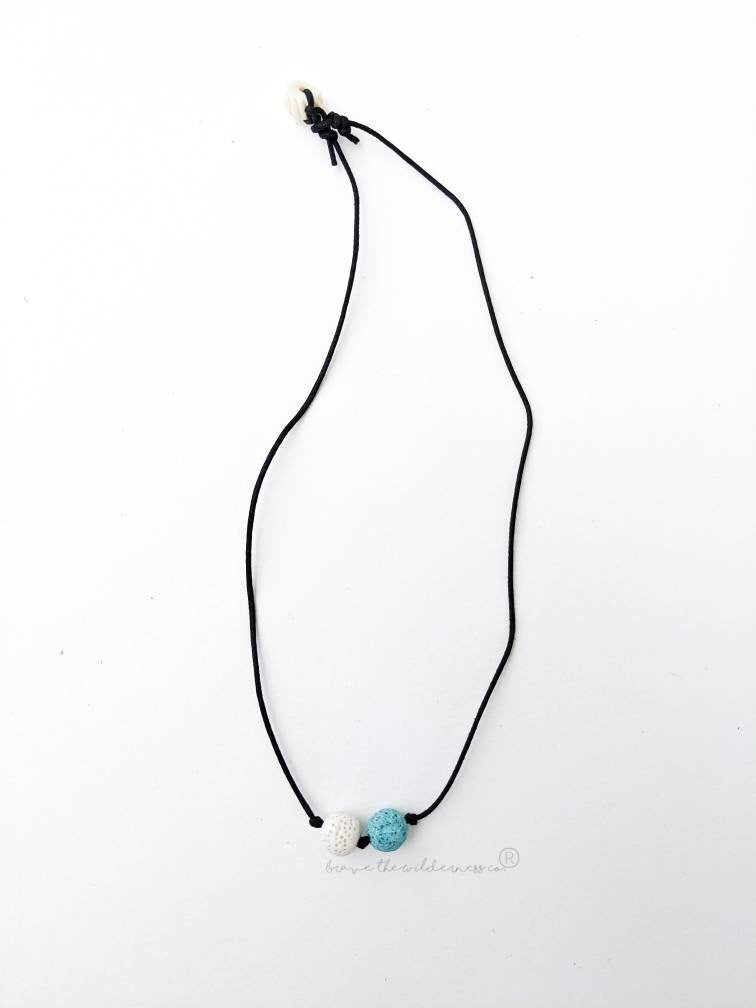 Surf Necklace #12 - Essential Oil Defusion Necklace