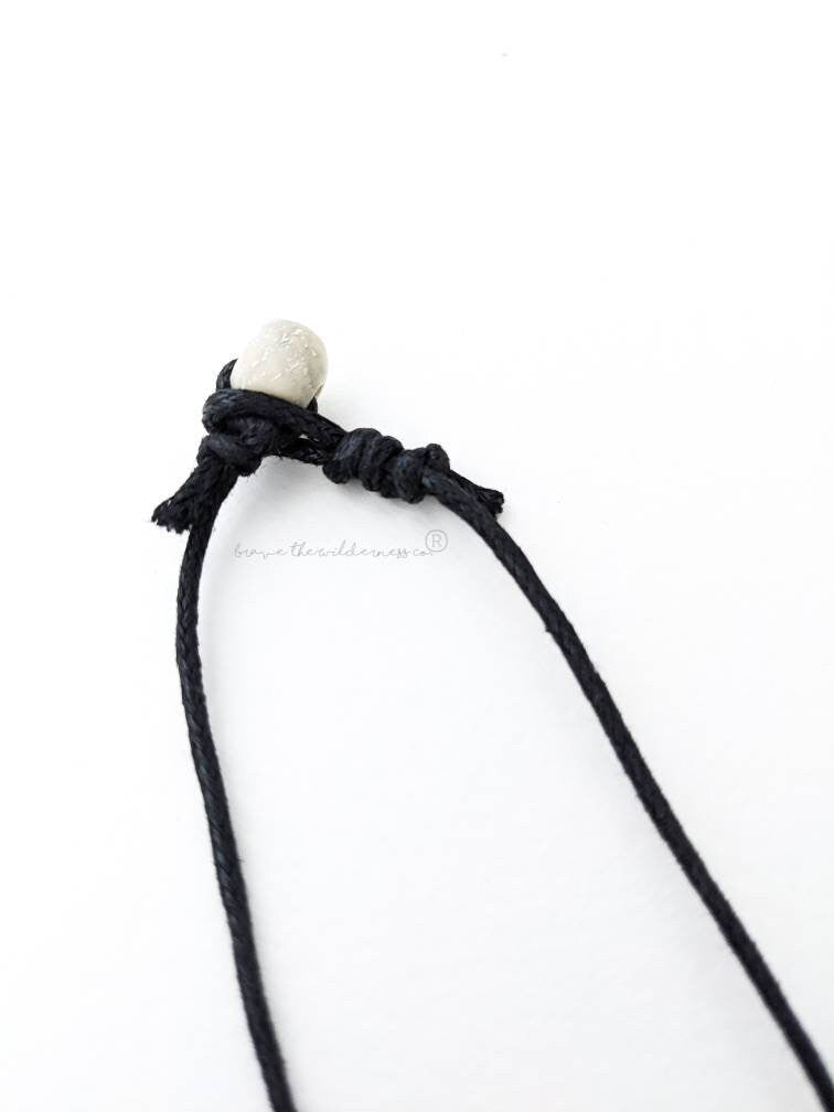 Wander - Brass Charm Essential Hemp Chord Necklace