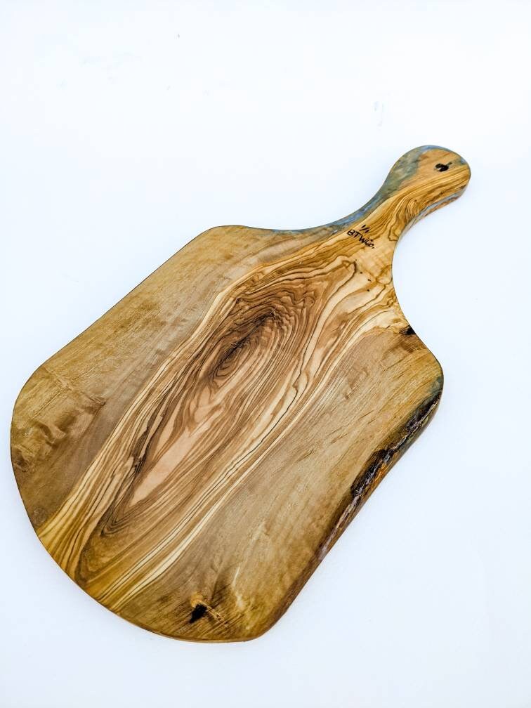 Waves Psalms 89:9 - Olive Wood Epoxy Small Cheese  Charcuterie Board