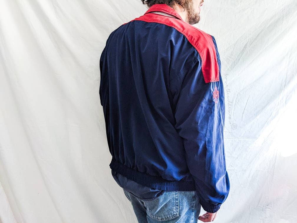 Blue and Red - Vintage Tourney Gore-Tex Waterproof Jacket