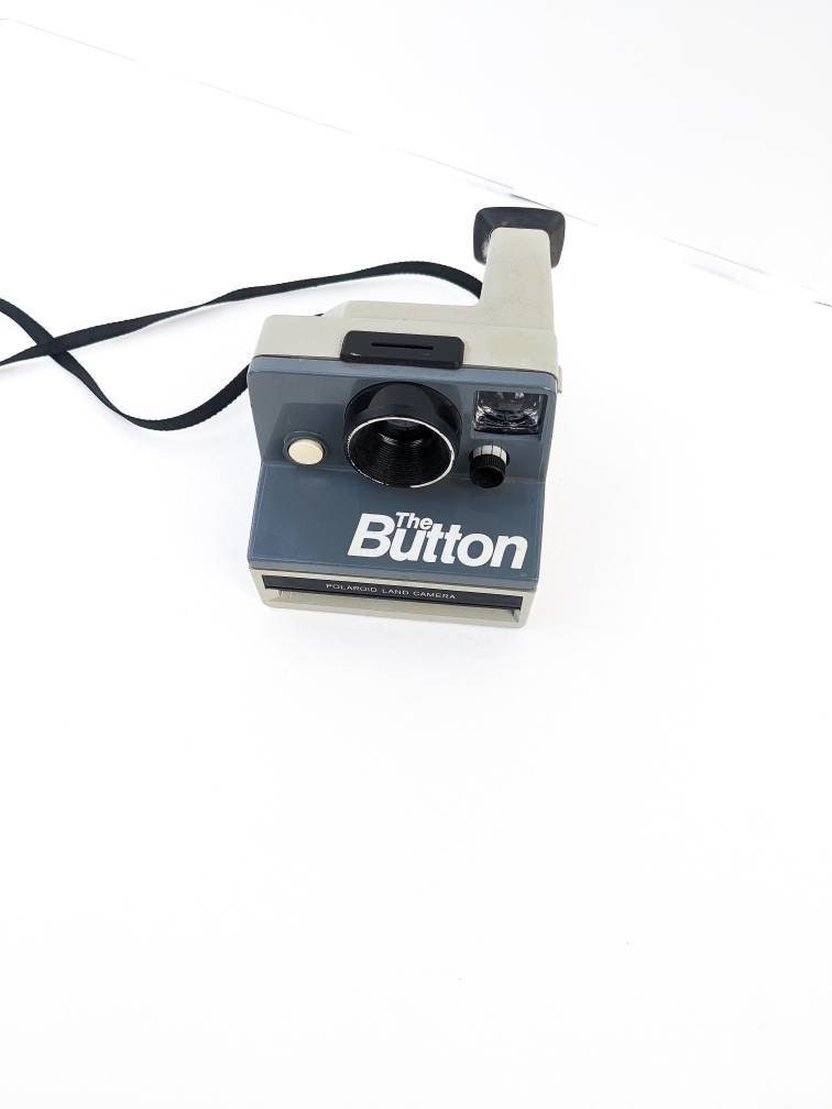 The Button - Vintage 1970s Polaroid Land Camera