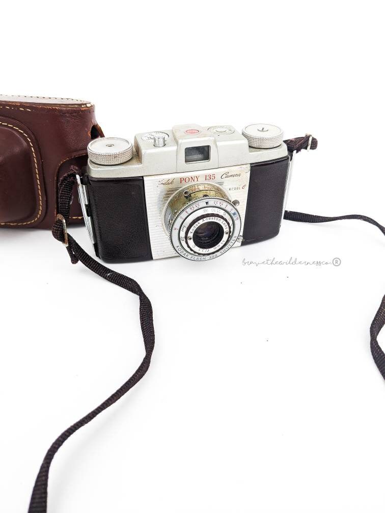 Pony 135 - Vintage Kodak Camera and Leather Case