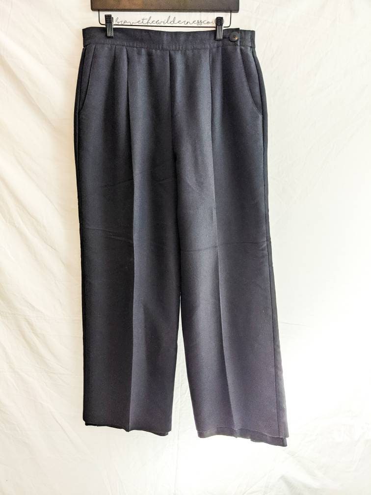 Black - Vintage Carlo Pants Slacks Trousers