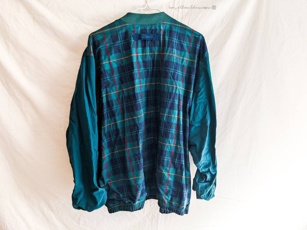 Plaid - Vintage Catalina Patterned Windbreaker Set