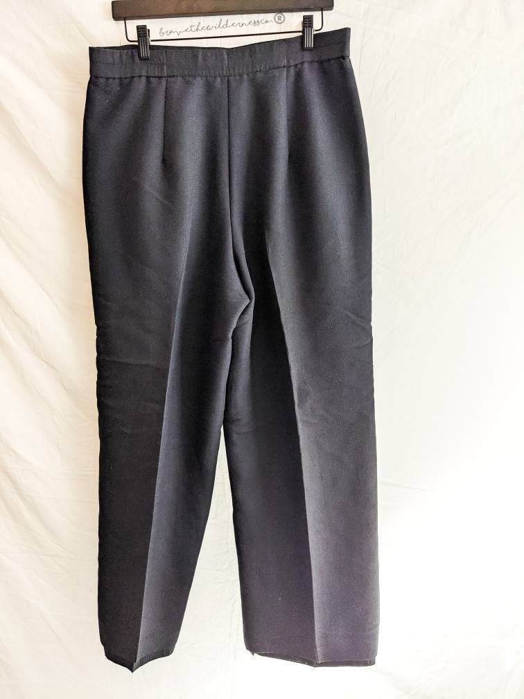 Black - Vintage Carlo Pants Slacks Trousers